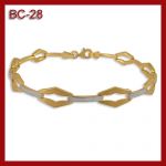 Złota bransoletka 19cm BC-28
