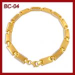 Złota bransoletka 19cm BC-04