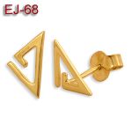 Kolczyki złote trójkąciki EJ-68