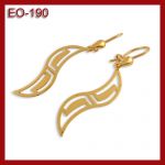 Długie złote kolczyki EO-190
