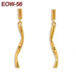 Długie złote kolczyki EOW-56