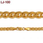 Złoty łańcuszek - monaliza - 50cm LJ-100