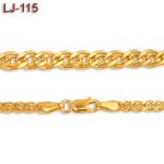 Złoty łańcuszek - monaliza - 45cm LJ-115