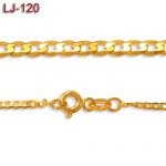 Złoty łańcuszek - pancerka - 45cm LJ-120