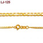 Złoty łańcuszek - pancerka - 45cm LJ-125