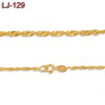 Złoty łańcuszek 50cm - Singapore LJ-129