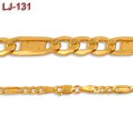 Złoty łańcuszek - Droga Grecka 50cm LJ-131