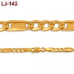 Złoty łańcuszek - Droga Grecka 50cm LJ-143
