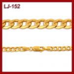 Złoty łańcuszek - pancerka - 50cm LJ-152
