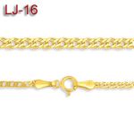 Złoty łańcuszek 40cm LJ-16
