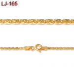Złoty łańcuszek 50cm LJ-165