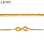 Złoty łańcuszek 50cm LJ-170