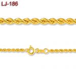 Złoty łańcuszek - cordel - 50cm LJ-186
