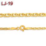 Złoty łańcuszek 50cm LJ-19