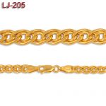 Złoty łańcuszek - monaliza - 50cm LJ-205