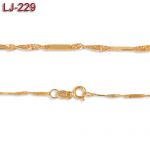 Złoty łańcuszek 50cm LJ-229
