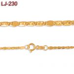 Złoty łańcuszek 50cm LJ-230