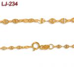 Złoty łańcuszek 50cm LJ-234