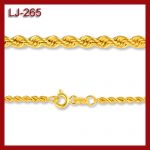 Złoty łańcuszek - cordel - 55cm LJ-265