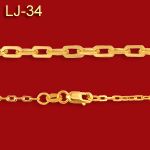 Złoty łańcuszek 50cm LJ-34