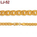 Złoty łańcuszek - monaliza - 45cm LJ-52