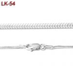 Srebrny łańcuszek - żyłka 50cm LK-54