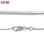 Srebrny łańcuszek - żyłka 55cm LK-62