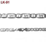 Srebrny łańcuszek - droga grecka 50cm LK-91