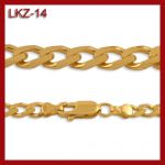 Złoty łańcuszek - pancerka 50cm LKZ-14