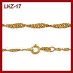 Złoty łańcuszek - singapore 45cm LKZ-17