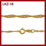 Złoty łańcuszek - singapore 50cm LKZ-18