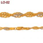 Złoty łańcuszek 42cm LO-02