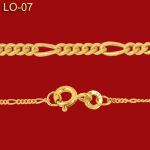 Złoty łańcuszek 45cm OP-07