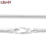 Srebrny łańcuszek 50cm LSJ-01