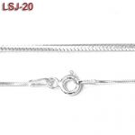 Srebrny łańcuszek 50cm LSJ-20