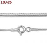 Srebrny łańcuszek 42cm LSJ-25