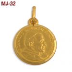 Złoty medalik JPII MJ-32