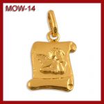 Złoty medalik - aniołek MOW-14