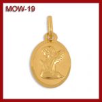 Złoty medalik - aniołek MOW-19