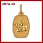 Złoty medalik - aniołek MOW-33