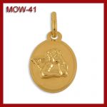 Złoty medalik - aniołek MOW-41