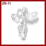 Srebrna zawieszka - aniołek ZR-11