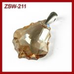 Srebrna zawieszka sopelekz kryształami Swarovskiego ZSW-211